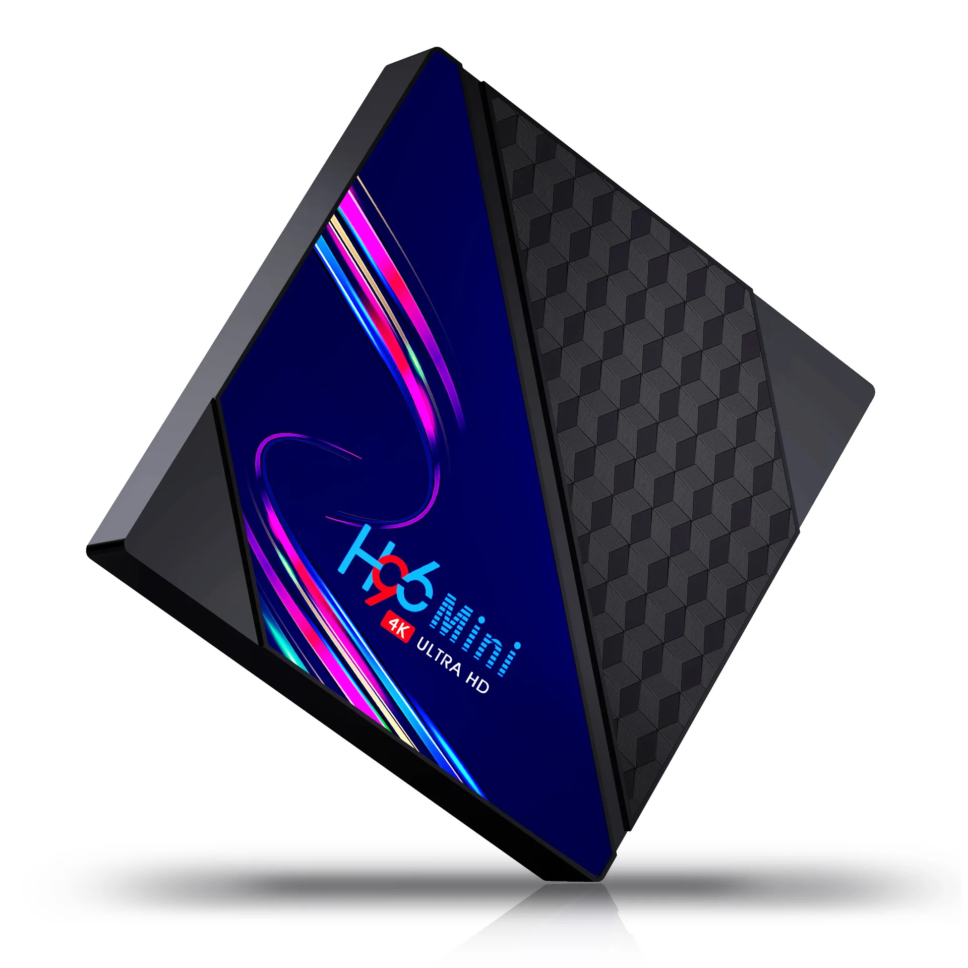 Приставка Смарт-ТВ H96 Mini V8 Android 10 0 RK3328A 4K 3D медиаплеер 2160P 1080P до 60 кадров в секунду