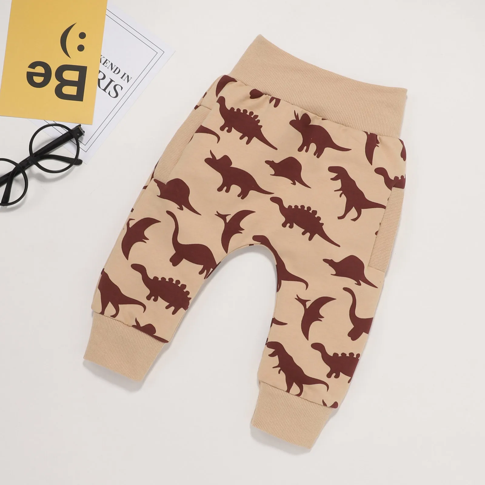 

Baby Clothes Newborn Infant Baby Boys Girls Cartoon Dinosaur Print Sweatshirt Long Sleeve Tops+Pants Outfits Kids Clothing 6M-3Y