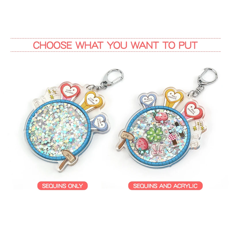 VOGRACE мультфильм аниме OEM пользовательский акриловый встряхивающий брелок