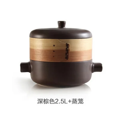 

Japan South Korea style steamer casserole stew pot ceramic pot fire-resistant high temperature enamelled thermal soup cooker