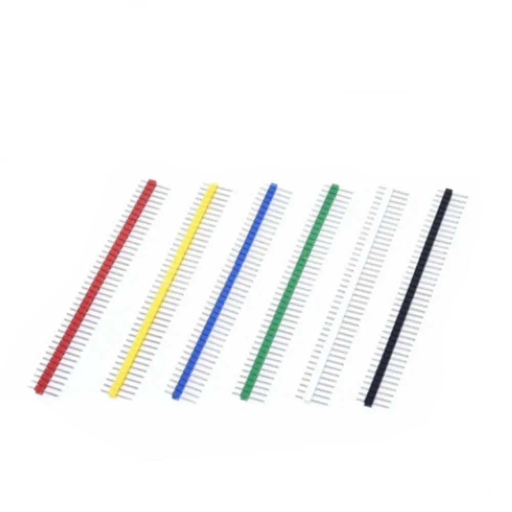 Штифтов коннектор Мужской 2 54 мм Pitch контактный разъем полосы однорядные 40