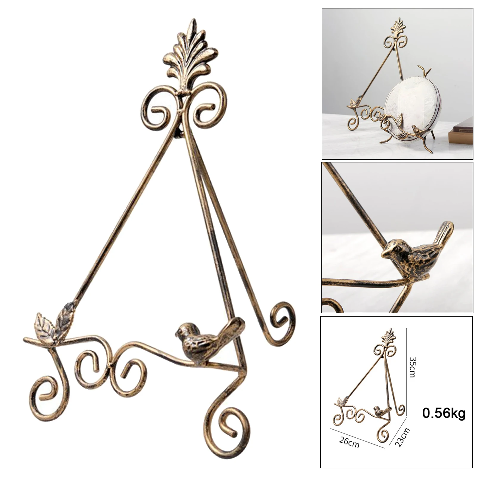 Декоративная подставка для тарелок рамка картин мольберт дисплея книжка-ВОК |