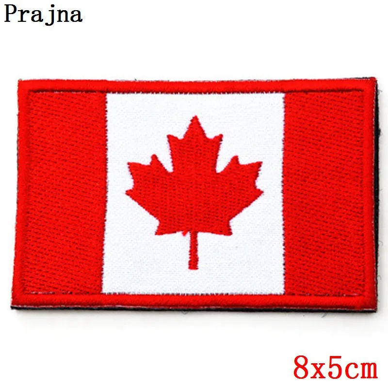 Вышитая ткань Канада липучка флаг Квебек патч армейская тактическая форма