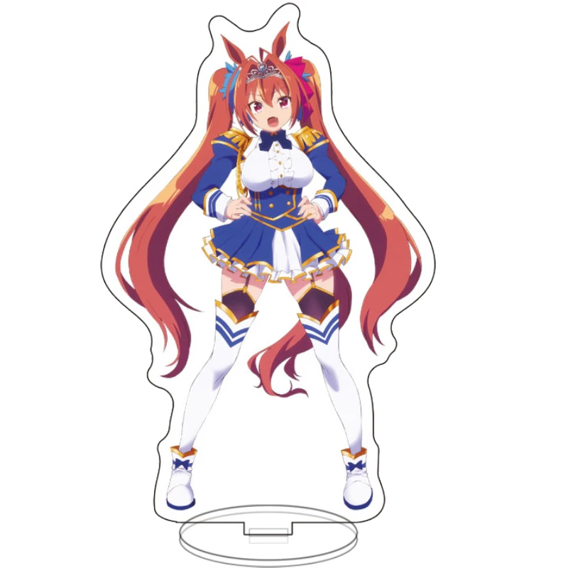 

16CM Anime Game Pretty Derby Special Week Acrylic Stand Model Plate Toy Silence Suzuka Cosplay Figure Desk Decor DIY Mascot