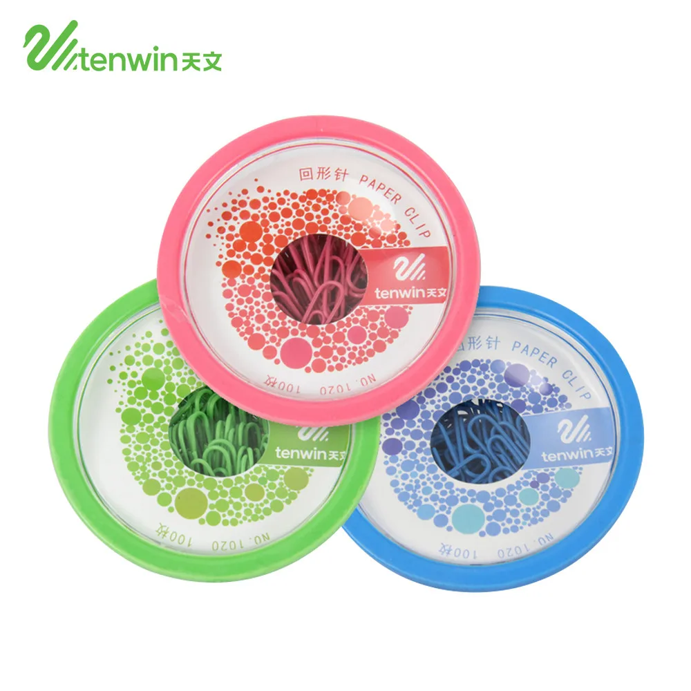 Десять WIN 100 ⑤ кор. скрепки металлические для офиса школы канцелярские