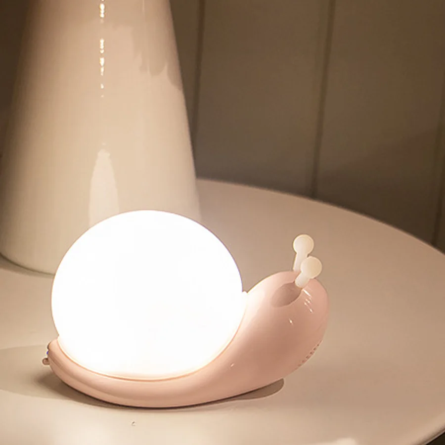 Креативный ночник с Bluetooth-динамиком и улиткой светодиодный светильник