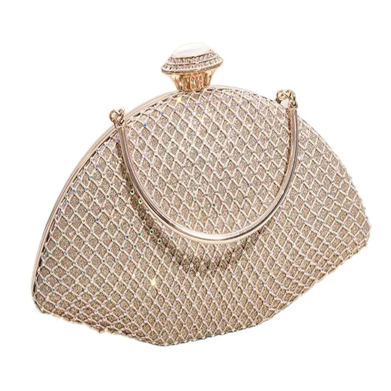 

2023 New Fashion Women Diamond Evening Clutch Bags Banquet Shoulder Bags Luxury Chain Clutch Purse Drop Shipping