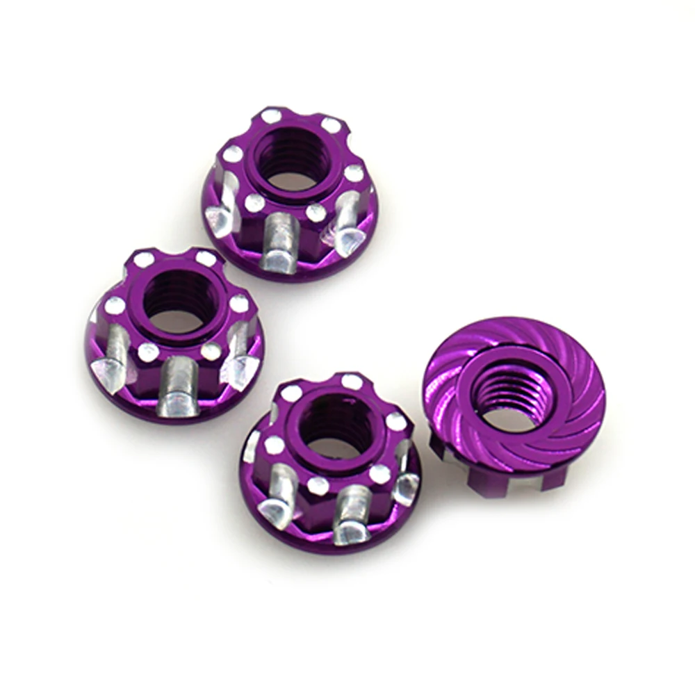 AXSPEED 4 шт. M4 резьба Nyloc шестигранные блокировочные гайки для HSP Sakura D3 D4 1/10 RC Rock Crawler