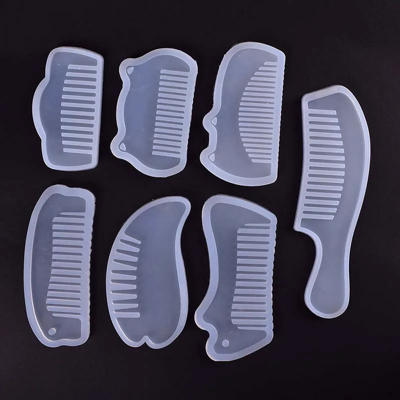 

Silicone Mold For Resin Epoxy Handmade Polishing Comb Mold DIY Crafts Supplies Creative Practical Gift Material