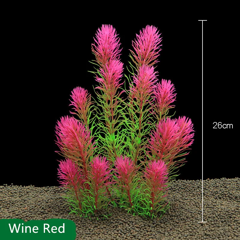 Модный аквариум ландшафтный дизайн имитация воды травы аквариумный декор