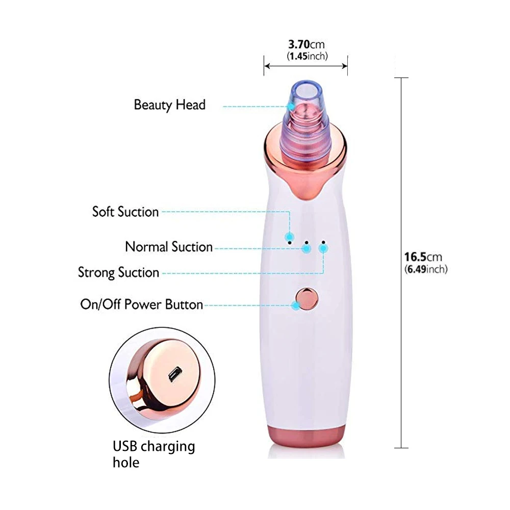 Для удаления угрей пылесос в черный горошек для маленьких девочек чистки лица