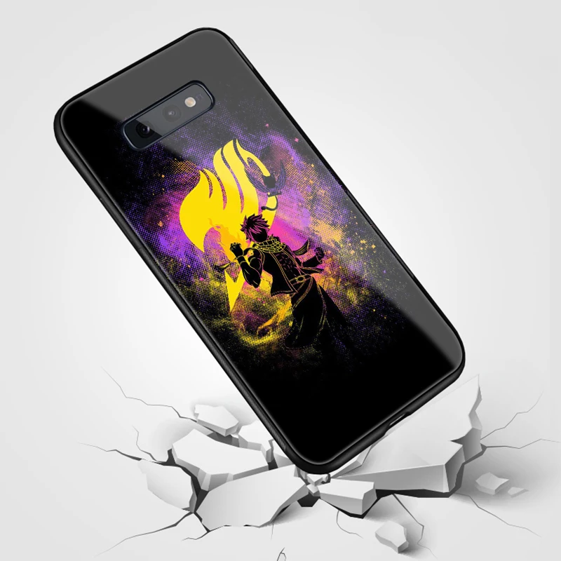 Fairy Tail anime Logo symbol Soft Silicone glass Phone Case Shell for Samsung Galaxy S8 S9 S10e S10 Note 8 9 10 Plus | Мобильные