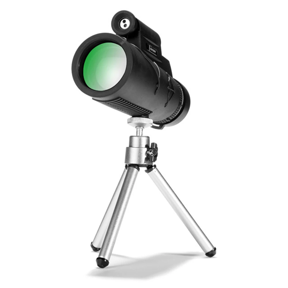 

KKmoon 12x50 High Definition Monocular Night Vision Monocular IR Illuminator Telescope with Tripod Phone Mount Carrying Case