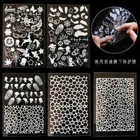 epoxy resin water line stuff laser film crafts materials filler sticker filling material white water ripple transparentr