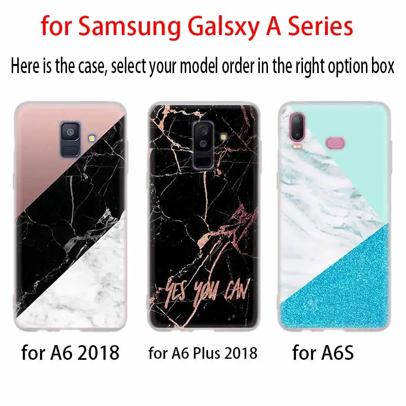 Силиконовый чехол с золотым мраморным коллажем для Samsung A52 A32 A12 A72 A42 A21S 5G A3 A5 A6 A7 A8