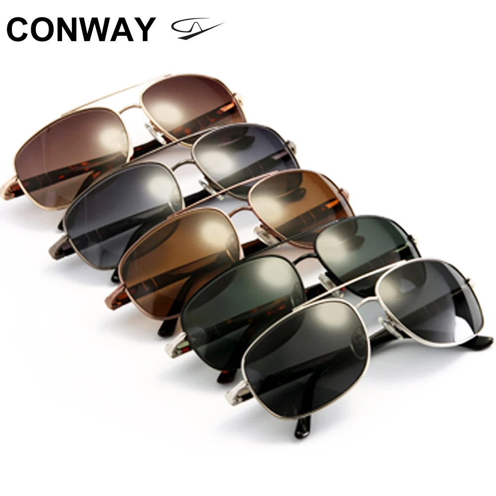 Солнцезащитные очки в стиле милитари для мужчин и женщин прямоугольной формы