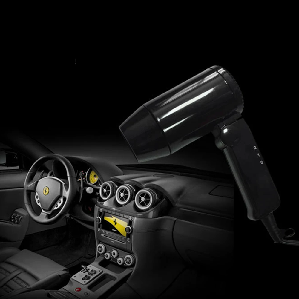 12V Hair Travel Camping Car Glass Defroster Caravan Portable Foldable Dryer |