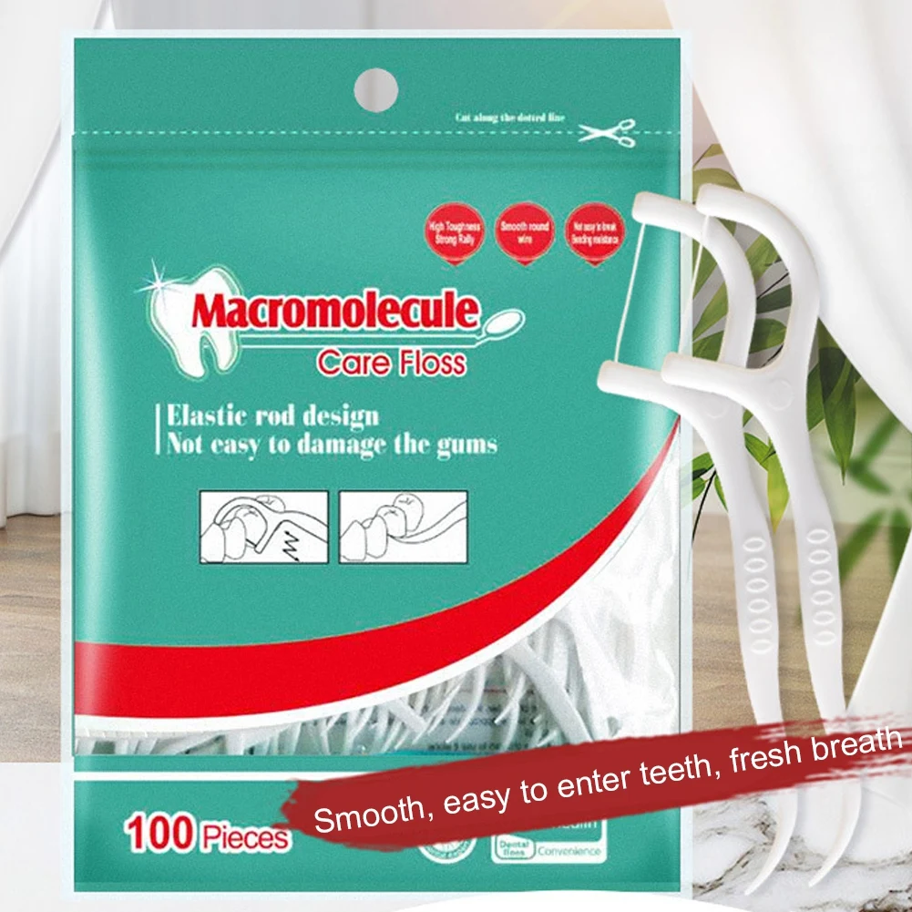 

100 шт., одноразовые зубные палочки для чистки зубов