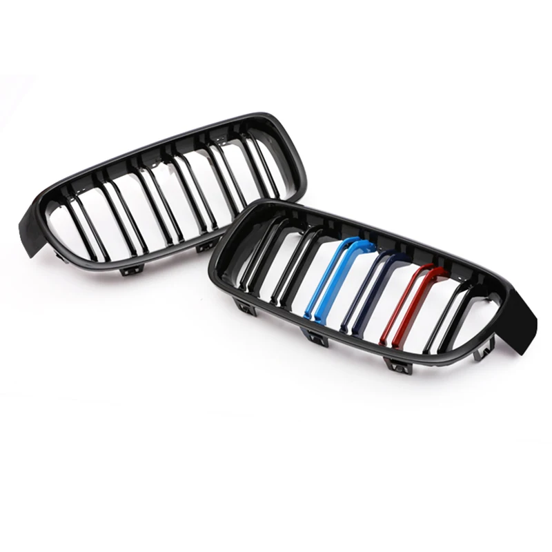 Двойная глянцевая черная передняя решетка для BMW 3 серии F30 F31 F35 2012-2019 одна M3 |