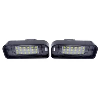 2pcs license plate light for mercedes benz s class w220 s430 s500 s600 car white 6000k led number plate lamp replacement parts