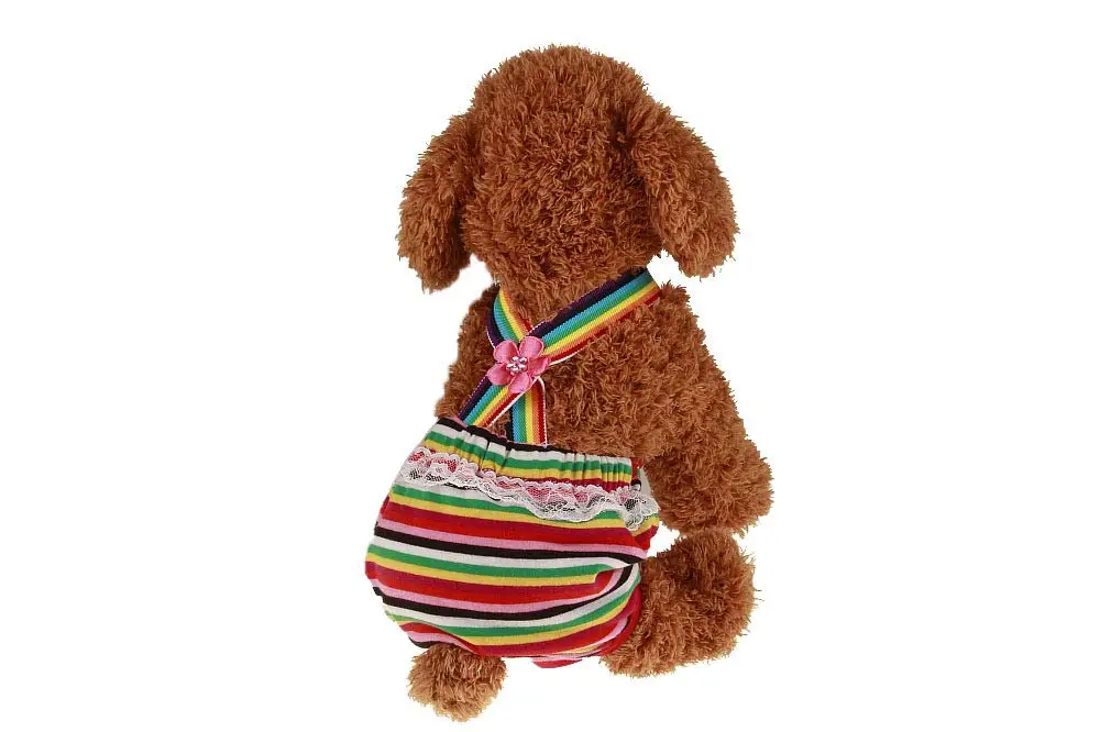 Женские подгузники для собак с регулируемой затяжной ремень шорты