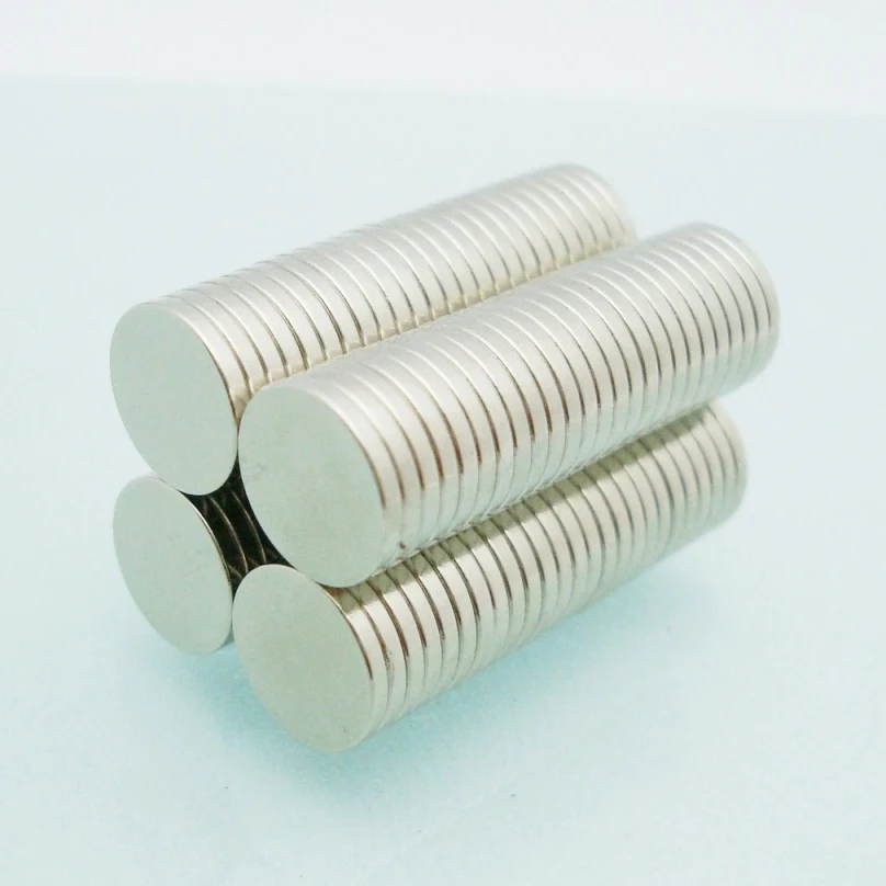 100 шт. неодимовый магнит dia8x1mm N35 редкоземельный постоянный сильный объемный NdFeB магниты с никелированным покрытием, Нео Магнитный Диск