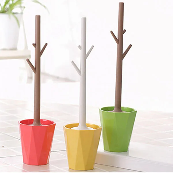 

Creative tree-shaped toilet brush set detachable bathroom toilet brush toilet brush cleaner