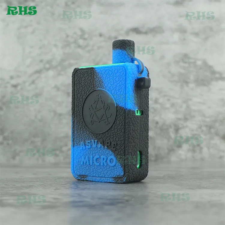 2 шт 2019 Новый ~ RHS Силиконовый чехол для ASVAPE MICRO Mod Kit 1100mAh 7 цветов на выбор