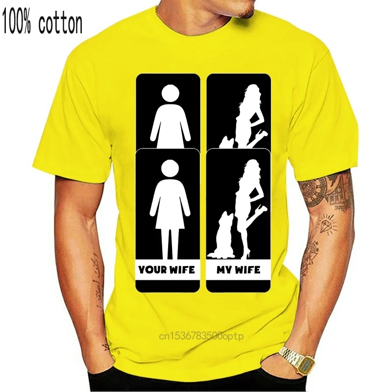 

funny t shirts Your Wife My Wife Siberian Husky Dog Lovers ShirtFashion tshirt men t-shirt