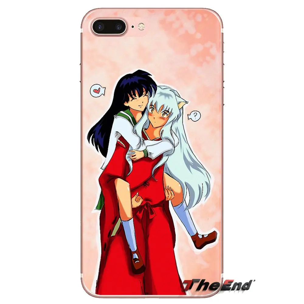 Для iPhone XS Max XR X 4 4s 5 5S 5C SE 6 6S 7 8 Plus samsung Galaxy J1 J3 J5 J7 A3 A5 Аниме часы InuYasha онлайн Мягкая