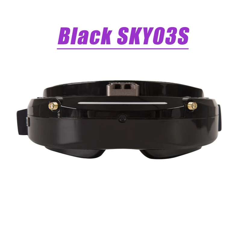 Black SKY03S SKYZONE SKY02X/SKY02C/SKY03O/SKY03S 5,8 ГГц 48CH большой ассортимент FPV очки для RC гоночный дрон - Цвет: Black SKY03S