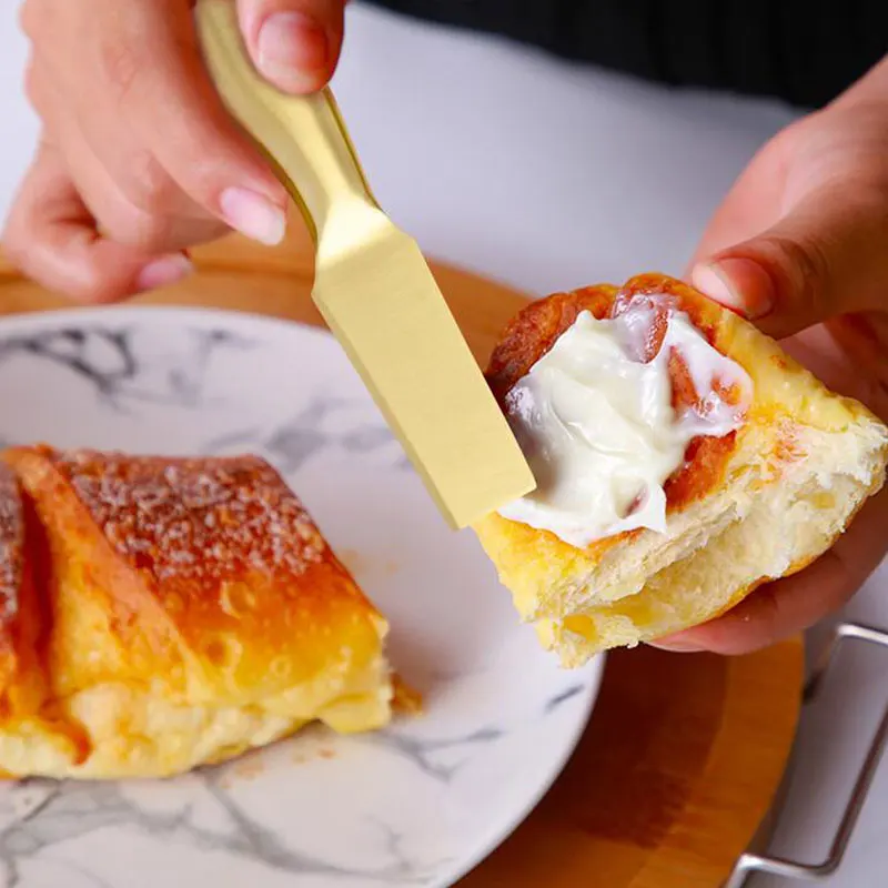 

4pcst Cheese Tool Gold Slicer Cutter Knife Creative Graters Kitchen Tools Cake Spatula Butter cheese set