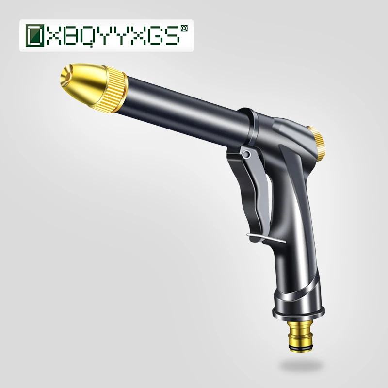 2020New садовый шланг Распылитель с полным латунным соплом цинковый сплав