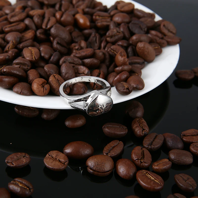 Shellhard Винтажное кольцо в форме ясеня для кремации модное из нержавеющей стали