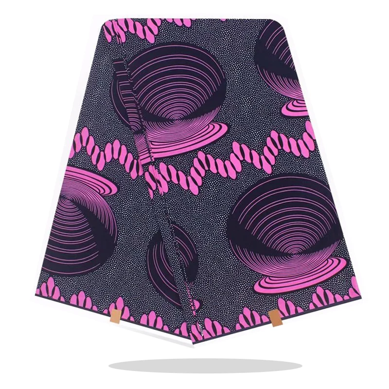 

Nigerian Style African Wax Printed Cotton Fabric For Party Dress 100%High Quality Breathable Sewing Material By The Yard RV08-59