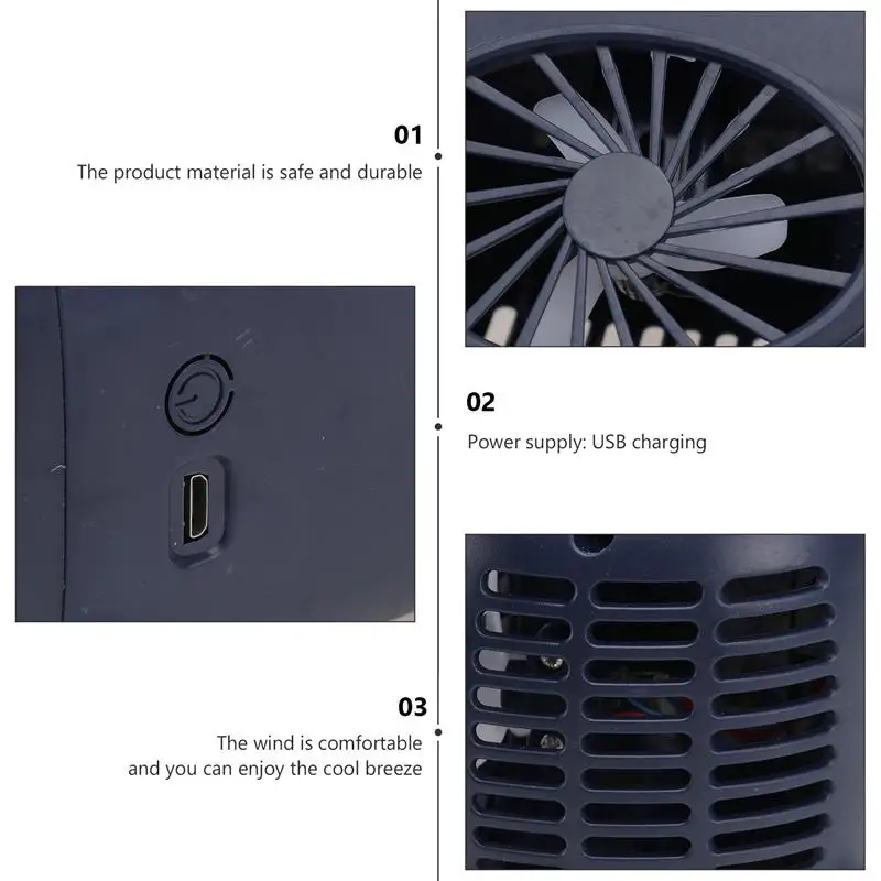 

1PC USB Cartoon Charging Mini Fan Multi-purpose Mini Small Fan Mini Summer Cooling Fan for Home