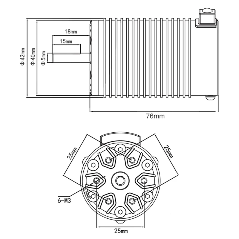 Радиоуправляемый автомобиль Rocket 4076 4274 1/8 кв бесщеточный Бессенсорный двигатель