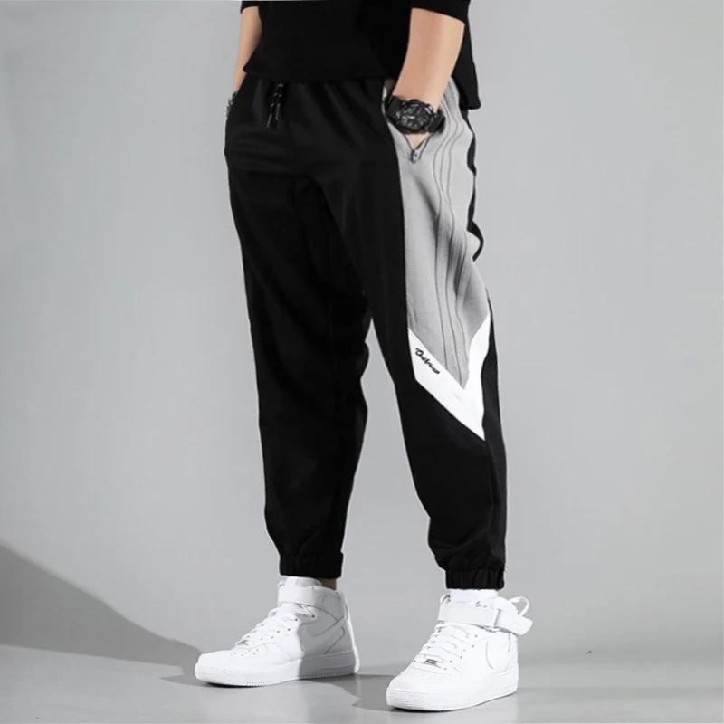 

Free shipping plus size 2xl-8xl mens hiphop pants trousers cotton tops men hip-hop fat winter pant Chinese style elastic waist