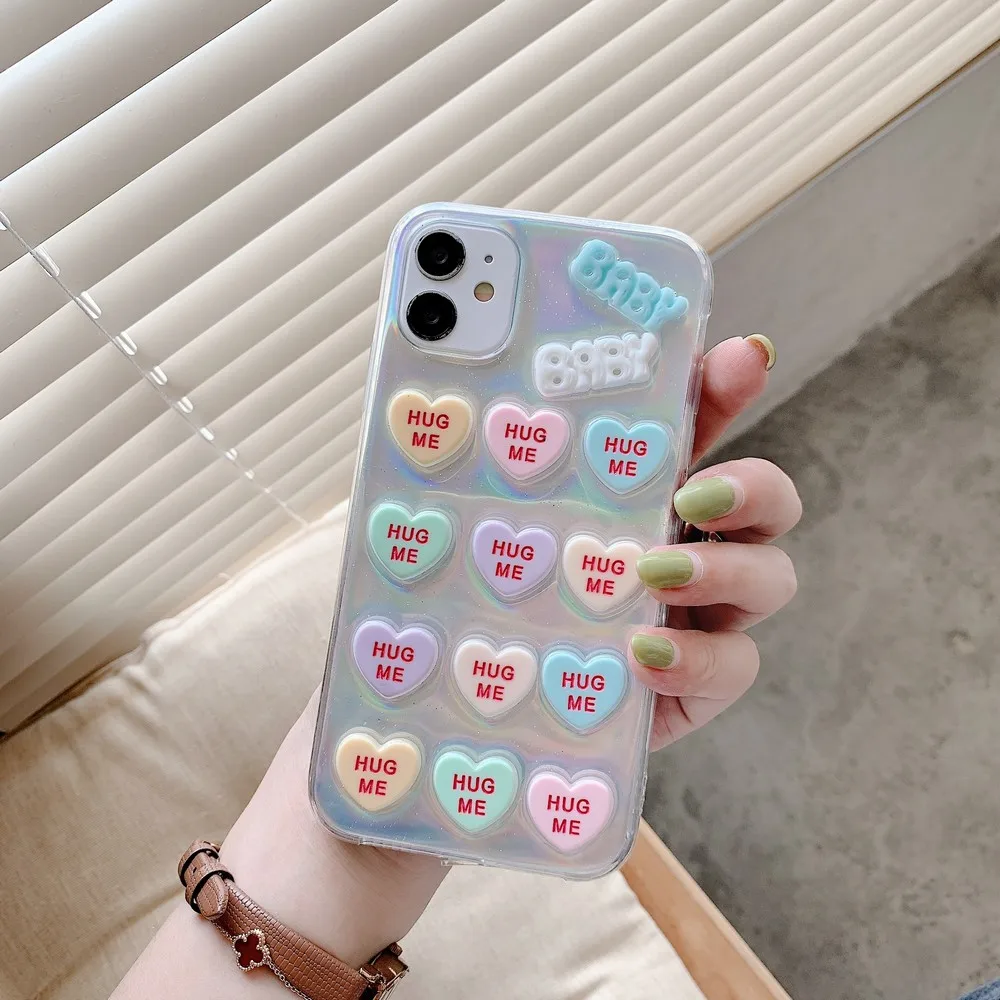 

Baby love iPhone 11 case for iPhone 12 promax se 2020 11 promax 7 8 7P 8plus x XS XR xsmax mini Transparent mobile phone case