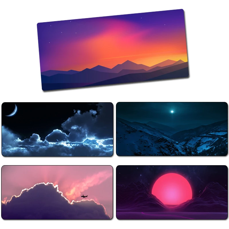 

Large Mouse Pad Grande Simple Landscape Painting Keyboard Mousepad Computer Office Desk Mat Soft Rubber Gaming Accessories