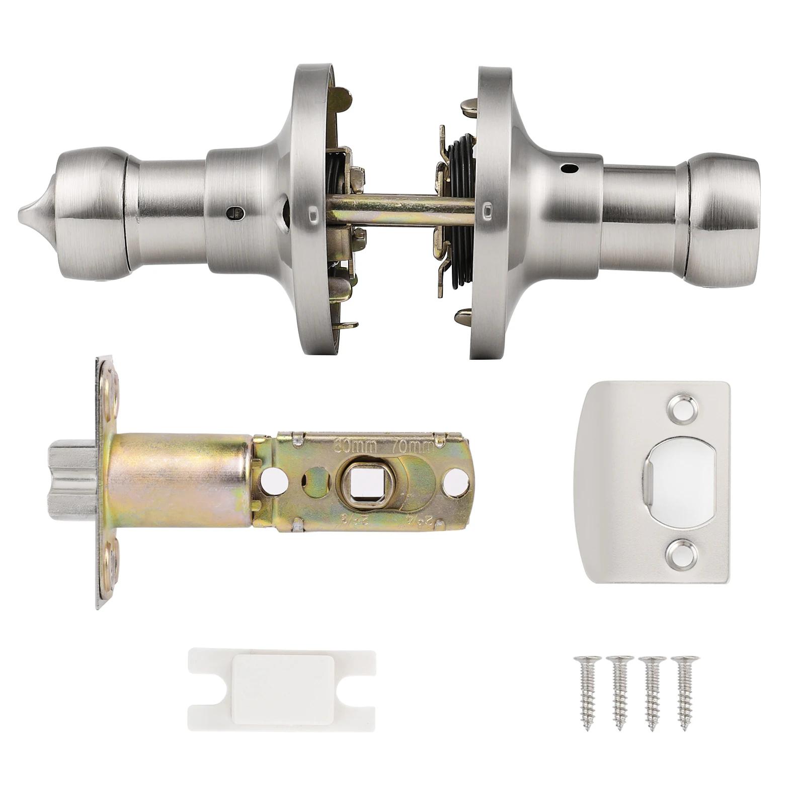 probrico door handles for interior doors front back levers with latch lock cylinder bedroom bathroom gate locks dummy handle set free global shipping