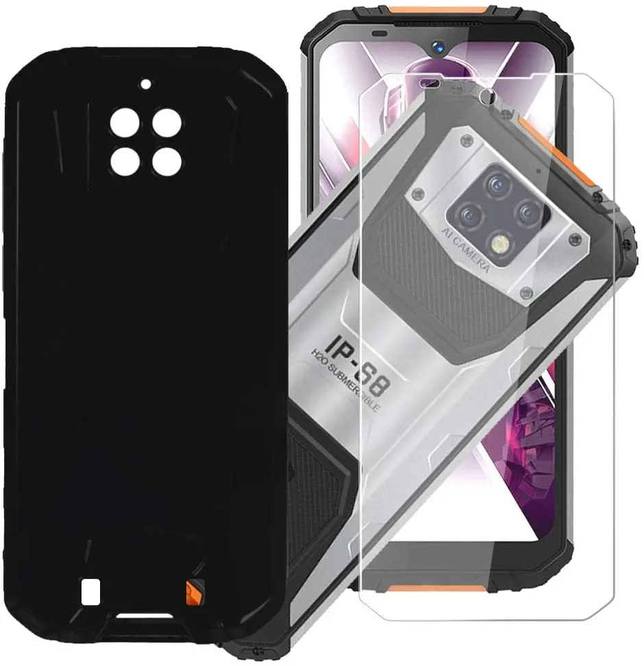 Чехол для Oukitel WP6 из закаленного стекла мягкий силиконовый чехол телефона с