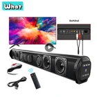 Мощная Колонка для домашнего кинотеатра, ТВ, звуковая панель, колонка, проводная, беспроводная, Bluetooth, объемная звуковая панель для ПК, ТВ, уличная колонка с дистанционным управлением