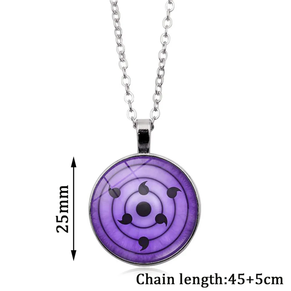 Ожерелье Sasuke Uchiha Clan Rinnegan Kakashi для женщин бижутерия косплея подарки аниме ожерелье