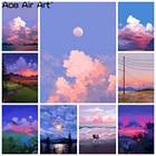 Алмазная 5D картина сделай сам в пиксельном стиле, пейзаж, полная выкладка, Настенный декор, вышивка, мозаика, искусство, украшение для дома