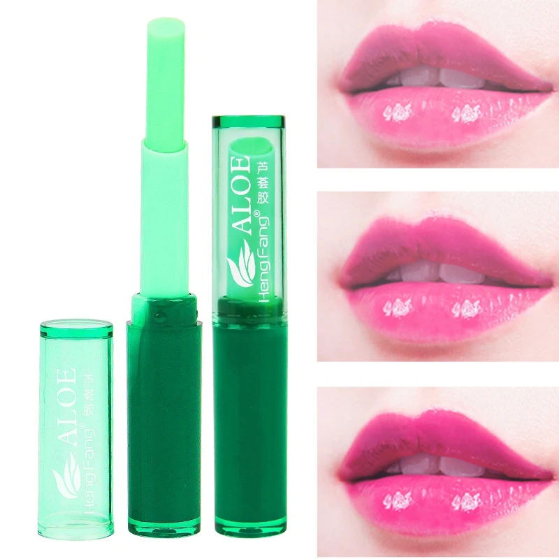 1 шт. Новый защитный увлажняющий питательный бальзам для губ Макияж алоэ вера