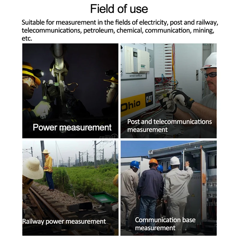 DY4100 Цифровой тестер сопротивления заземления Мультиметр с более высокой