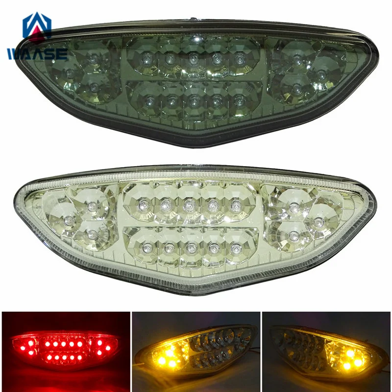 

Задний светильник waase, для Suzuki V-Strom 650 DL650 2004 2005 2006 2007 2008-2011, хромированный, со встроенным светодиодным фонарем, стоп-сигналом поворота