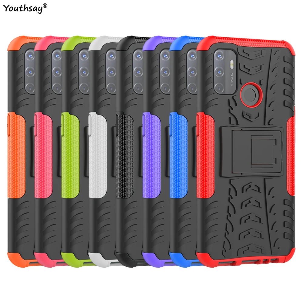 

For OPPO A53 Case Robot Shell Silicone Rubber Funda Hard Protector Case for OPPO A53 A72 A92 A73 Cover For OPPPO A53 Case