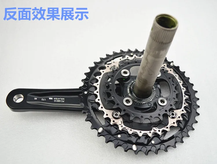 Картер shimano deore FC M610 M612 M615 алюминиевый 3x10 2x10 с bb52|shimano deore|shimano cranksetcrankset speed |